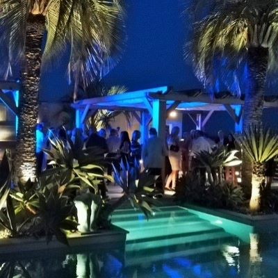 Ambient Uplighting Rental & Installation for Weddings, Corporate Events, Dinners - Cannes, St Tropez, Monaco, Antibes, St Jean Cap Ferrat, Villefranche, Cap d'Ail, Mougins, French Riviera