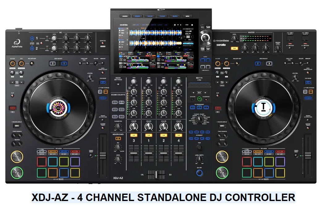 Rent PIONEER / ALPHA THETA XDJ-AZ Standalone DJ Controller in Cannes and surrounding towns
