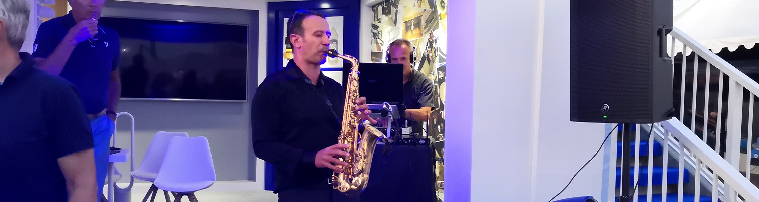 Live DJ + Sax Player Combo -  in Cannes, Monaco, St Tropez, French Riviera, Provence - Weddings / Mariages, Corporate Events, Private Parties